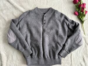 Cabela's Vintage Wind Stopper Sweater Wool Blend Size Medium